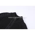 Men's Knitted 100% Cotton Zip Tyre Sleeve Cardigan